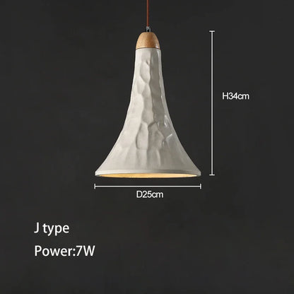 Concrete LED Pendant Light