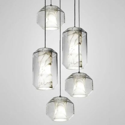 Luxurious LED Glass Pendant Light