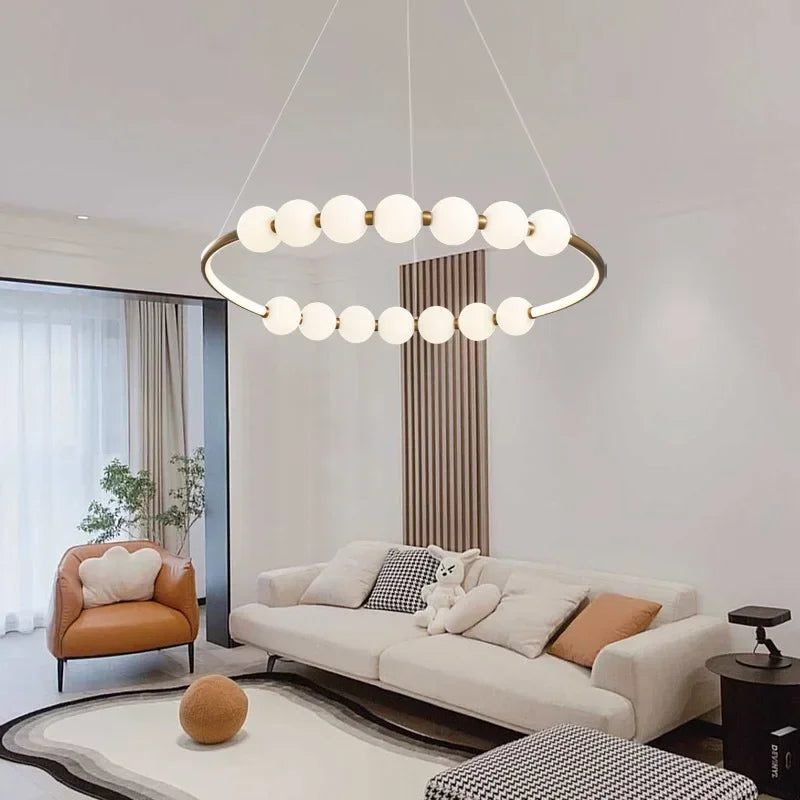 Acrylic Ball LED Chandelier