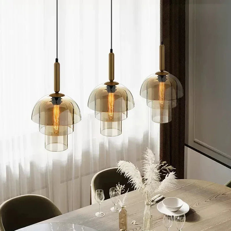 Nordic Elegance Glass Lamp