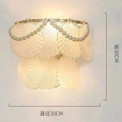 Shell Glass LED Chandelier