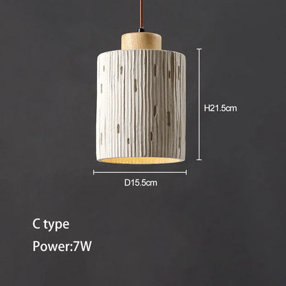 Concrete LED Pendant Light
