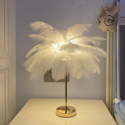 Fluffy Glow Touch Lamp