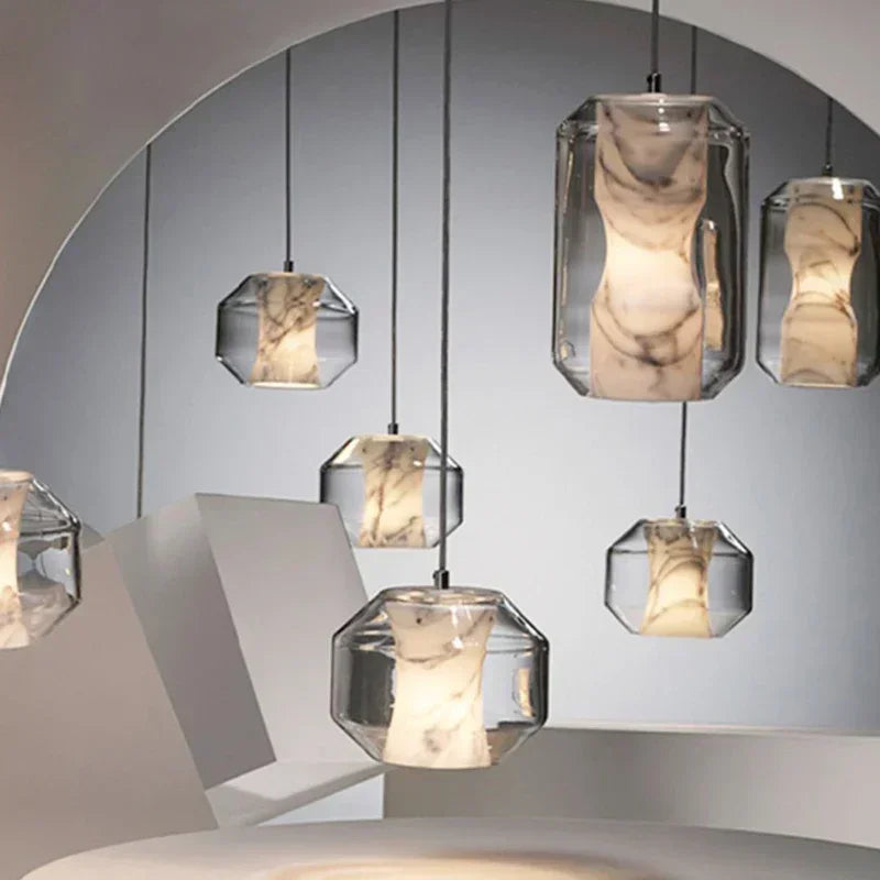 Luxurious LED Glass Pendant Light