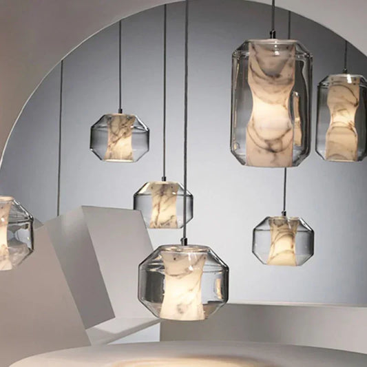 Luxurious LED Glass Pendant Light