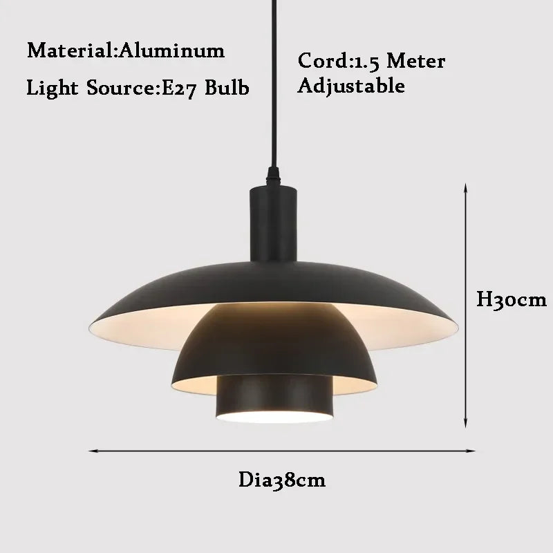 Gradient design pendant light