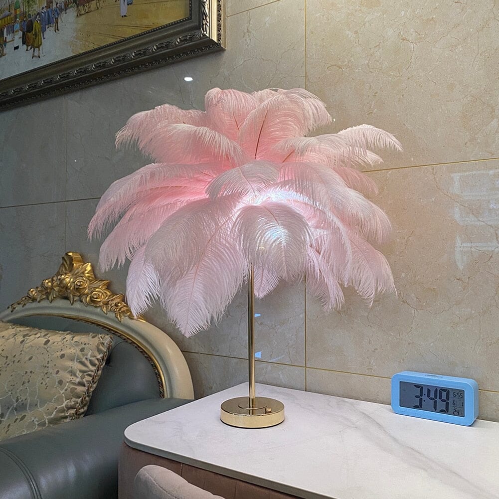 Fluffy Glow Touch Lamp