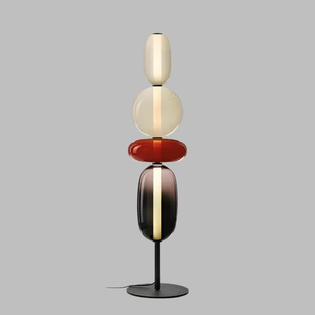Designer Floor Lamp with Color Details