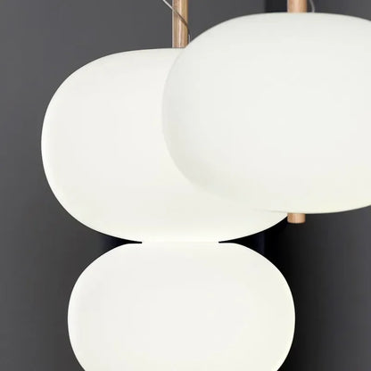 Designer glass pendant lamp