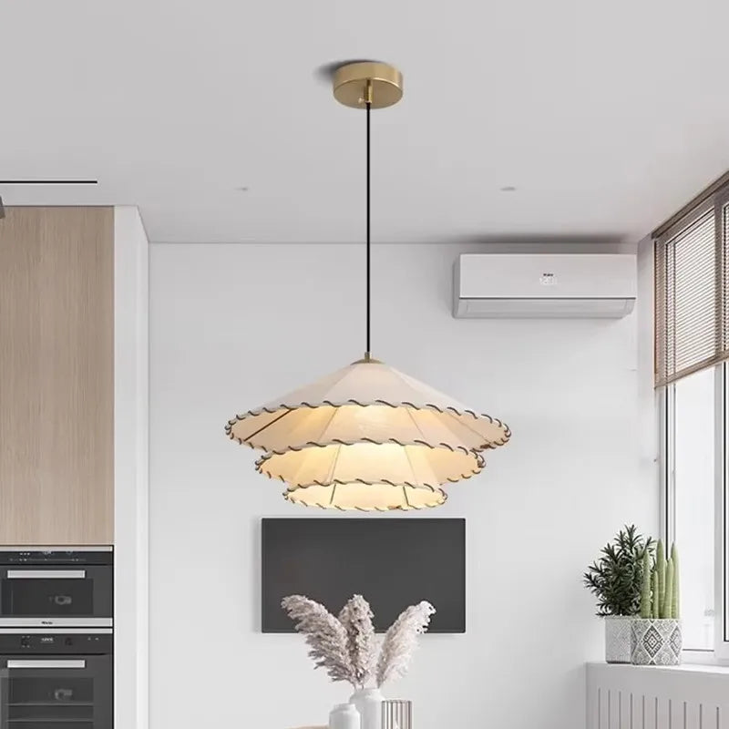Scandinavian Fabric Pendant Lamp
