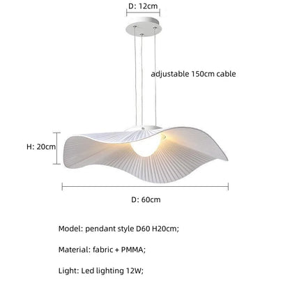 White LED pendant lamp