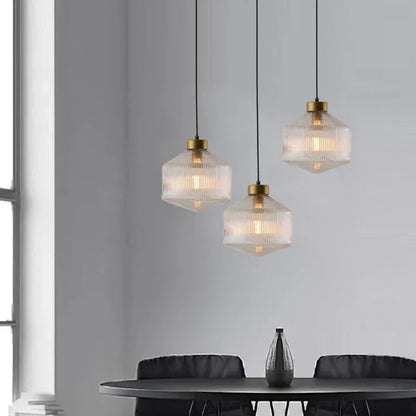 Loft Style Glass Pendant Light