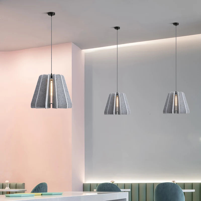 Felt LED Pendant Light