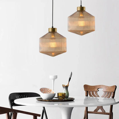 Loft Style Glass Pendant Light