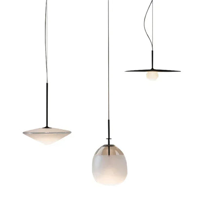 Danish Glass Chandelier