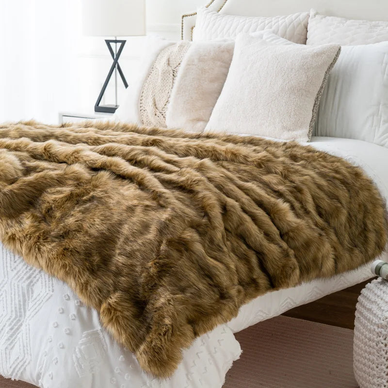 Fox Fur Throw – Enjoy Pure Opulence