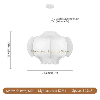 Japanese Silk Lamp