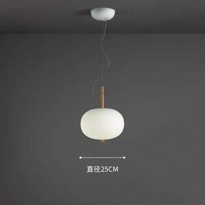 Designer glass pendant lamp