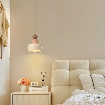 French Cream Pendant Light