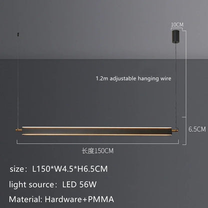 Modern acrylic pendant lamp