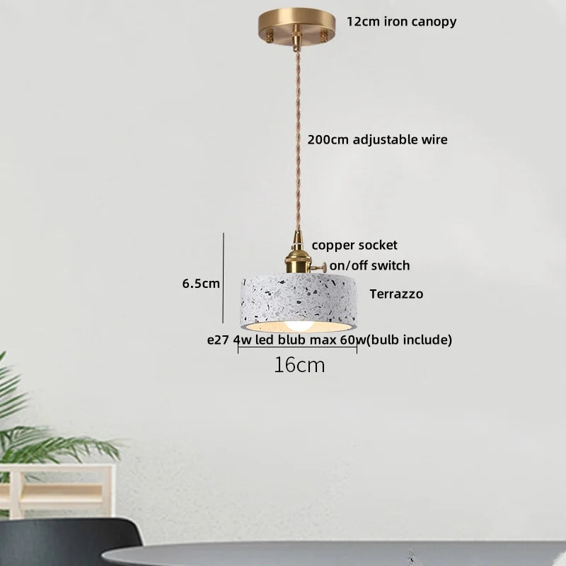 Elegant Marble Pendant Light