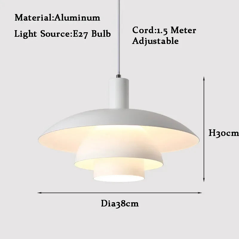 Gradient design pendant light