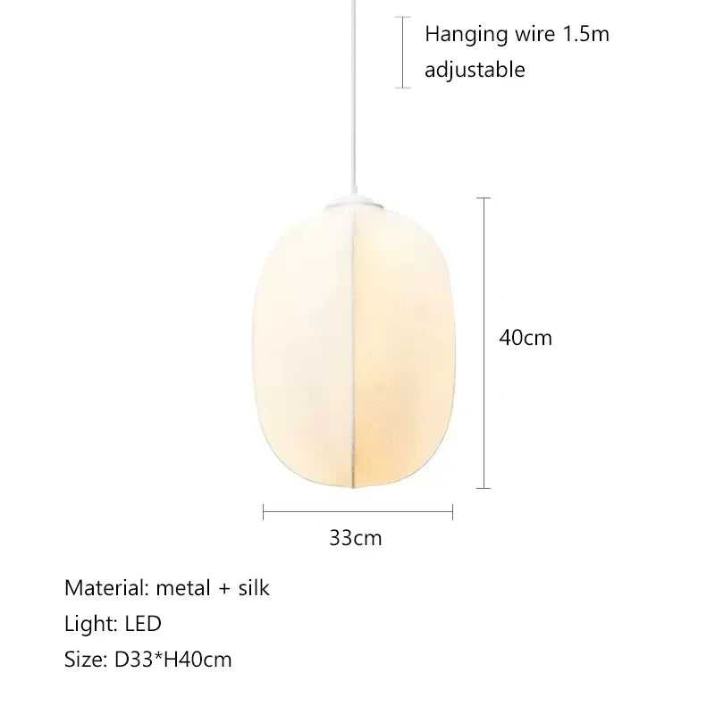 Minimalist Fabric Ceiling Lamp