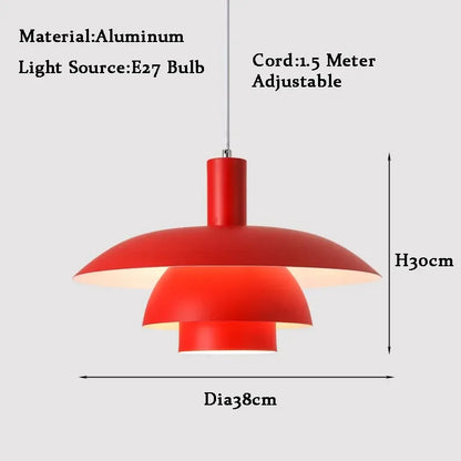 Gradient design pendant light