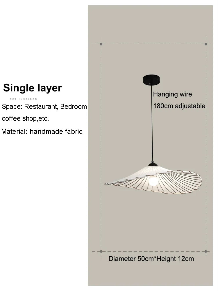 Scandinavian Fabric Pendant Lamp