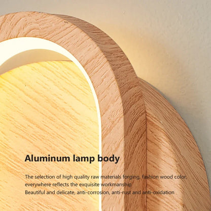 Wooden Glow Wall Light