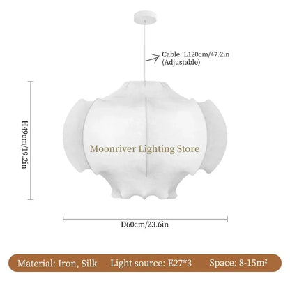 Japanese Silk Lamp