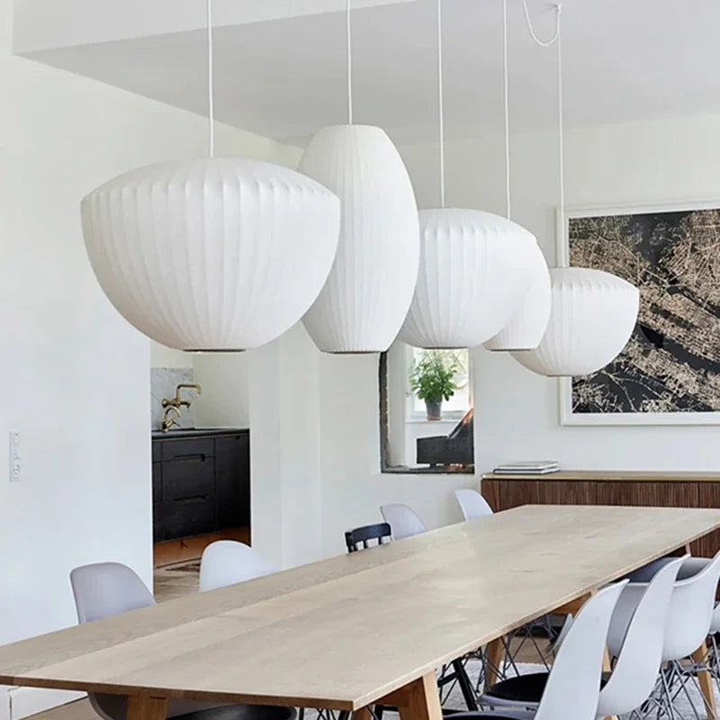 Nordic fabric ceiling lamp