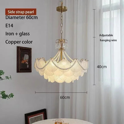 Shell Glass LED Chandelier