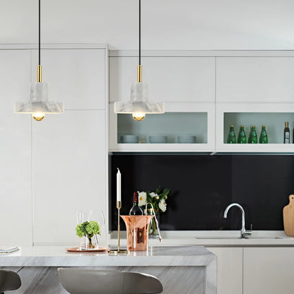 Elegant Marble Pendant Light