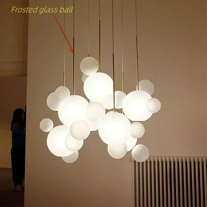Italian Glass Chandelier