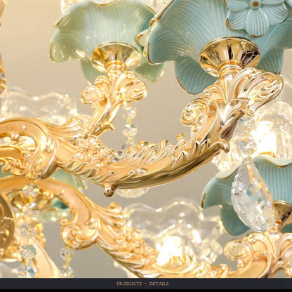 Glamorous Crystal Ceiling Chandelier