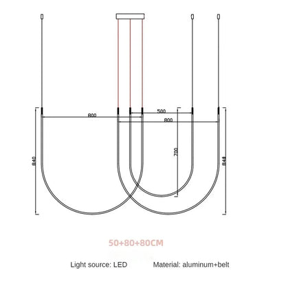 Designer lines ceiling lamp