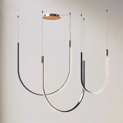 Designer lines ceiling lamp