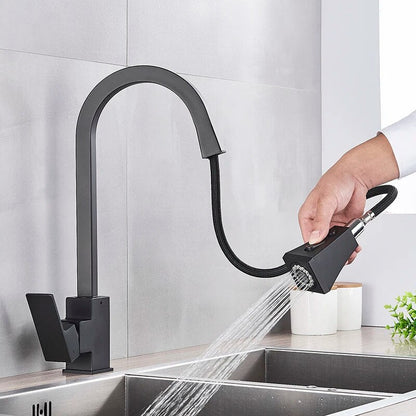 Modern Retractable Kitchen Faucet