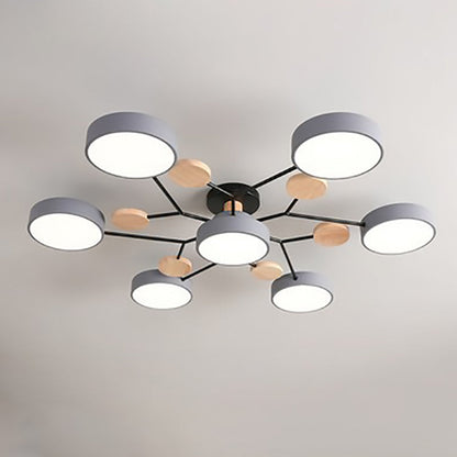 Round Nordic Ceiling Lamp