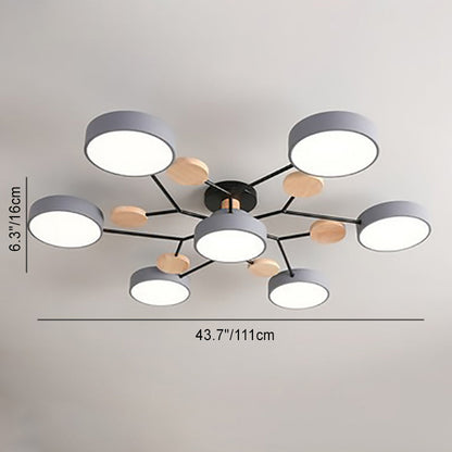 Round Nordic Ceiling Lamp