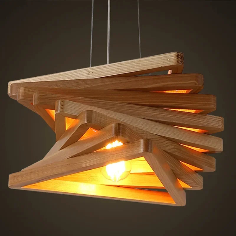 Nordic Wooden Design Lamp