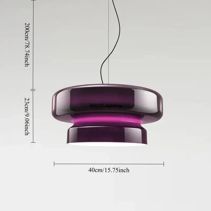 Designer Glass Pendant Light