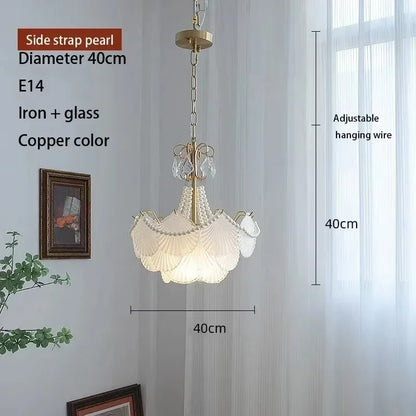 Shell Glass LED Chandelier