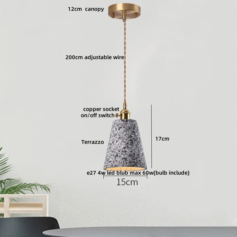 Elegant Marble Pendant Light