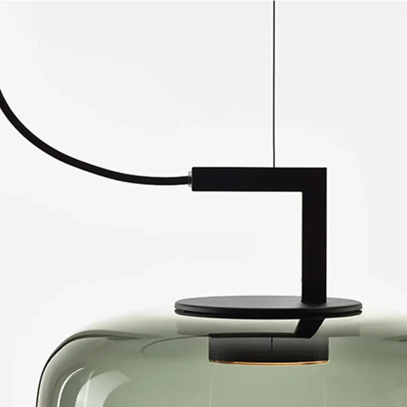 Creative glass hanging lamp