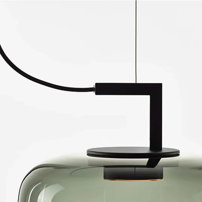 Creative glass hanging lamp