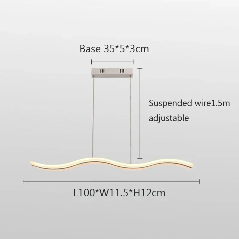 Modern Linear Pendant Light