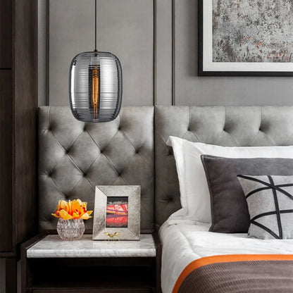 Postmodern glass pendant lamp
