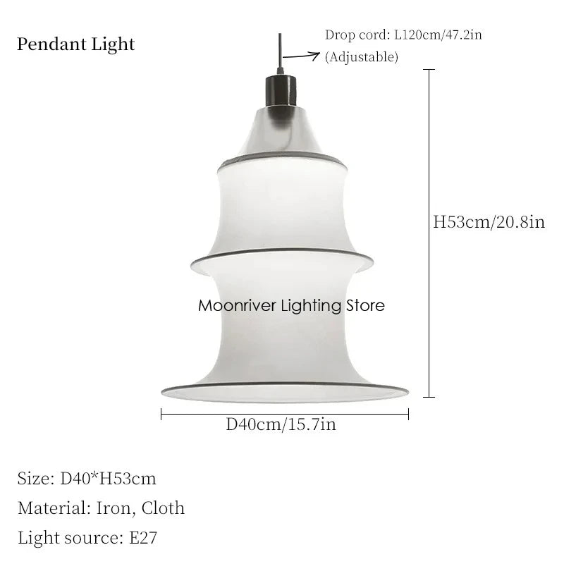 Loft Style Fabric lamp